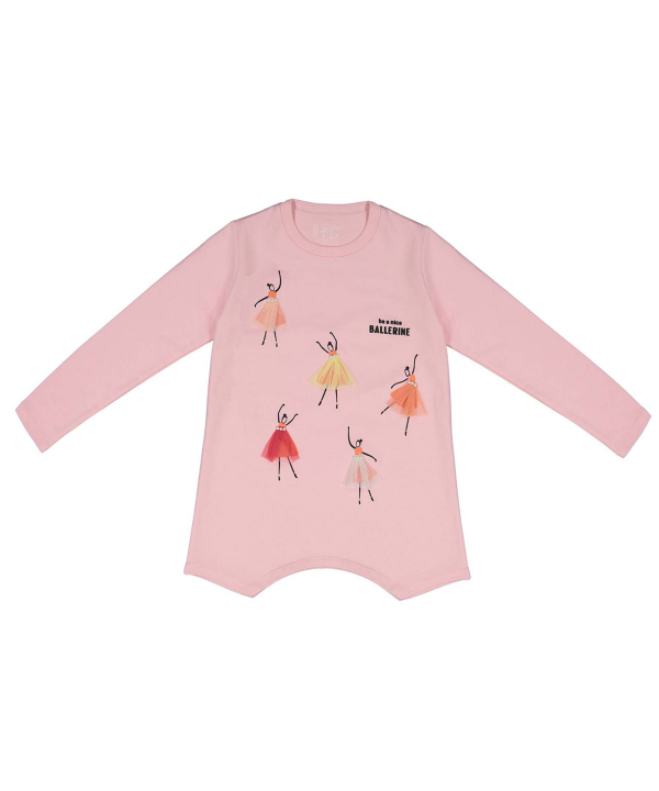 سویشرت طرح دار دخترانه سون پون 7Poon کد G768