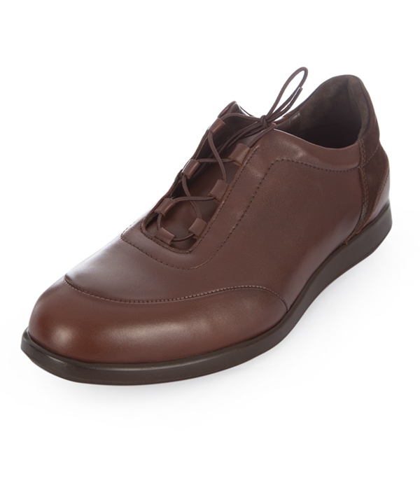 کفش چرم مردانه قهوه ای چرم مشهدMashhad leather مدل J5956