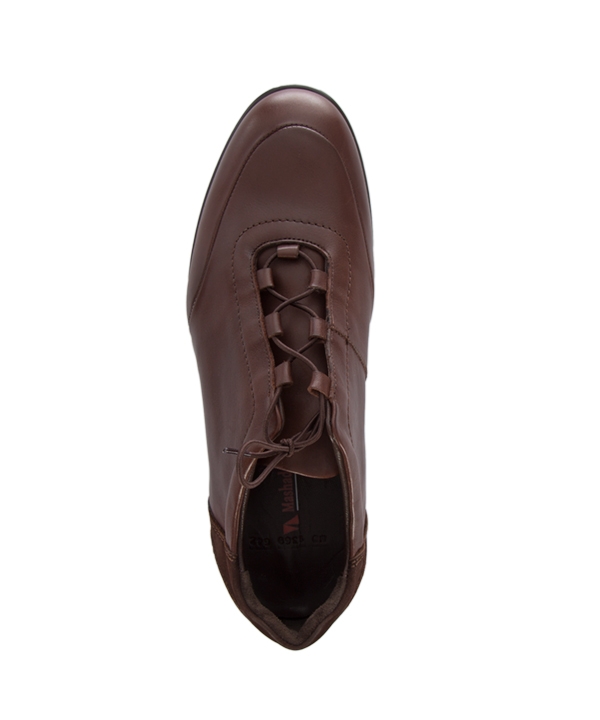 کفش چرم مردانه قهوه ای چرم مشهدMashhad leather مدل J5956