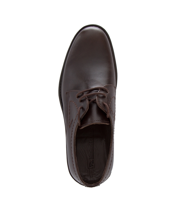 کفش چرم مردانه قهوه ای چرم مشهدMashhad leather مدل J5556