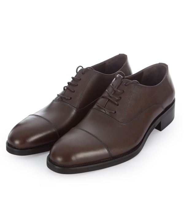 کفش چرم مردانه قهوه ای چرم مشهدMashhad leather مدل J5960