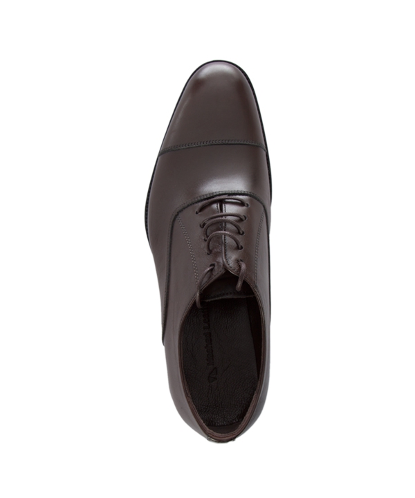 کفش چرم مردانه قهوه ای چرم مشهدMashhad leather مدل J5960