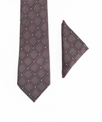 ست کراوات و پوشت مردانه پیرکاردین مدل 86809091