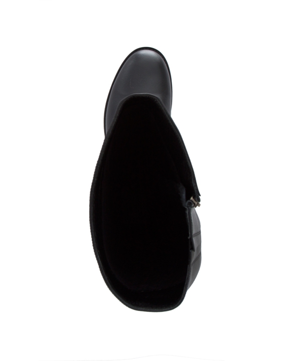 بوت چرم زنانه مشکی چرم مشهدMashhad leather مدل J2282
