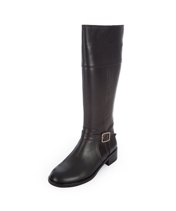 بوت چرم زنانه مشکی چرم مشهدMashhad leather مدل J2282