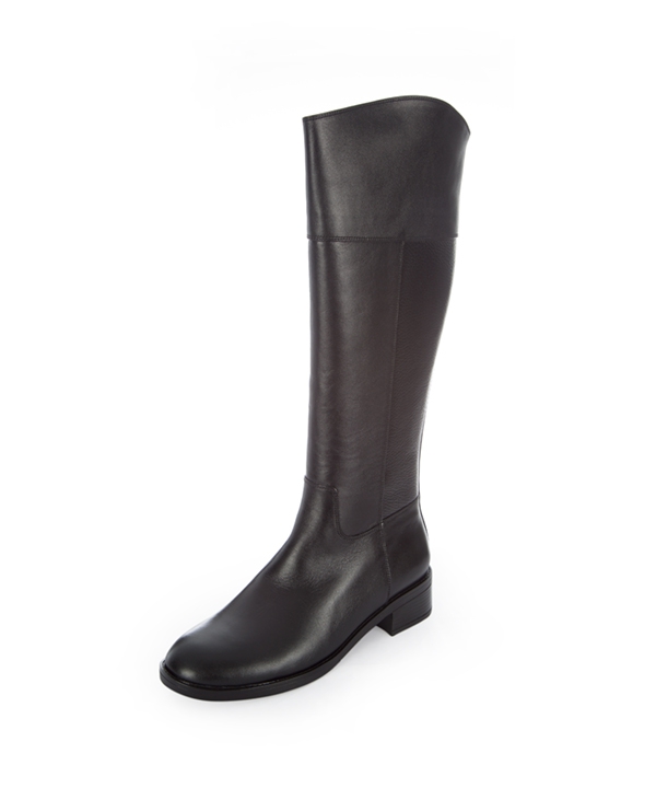بوت چرم زنانه مشکی چرم مشهدMashhad leather مدل J2283