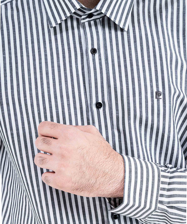 پیراهن راه راه مردانه پیر کاردین Pierre Cardin کد 9906575