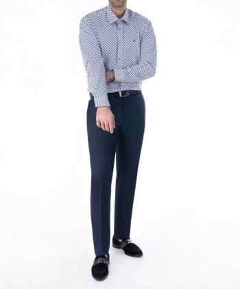 پیراهن طرح دار مردانه پیرکاردین PierreCardin کد 9906569