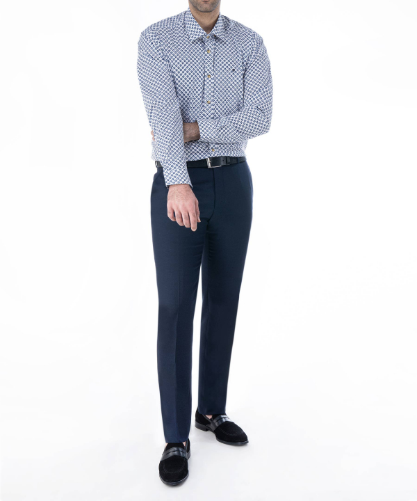 پیراهن طرح دار مردانه پیر کاردین Pierre Cardin کد 9906569