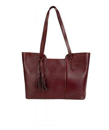 کیف دوشی چرم طبیعی زنانه شیفر Shifer کد 9332B