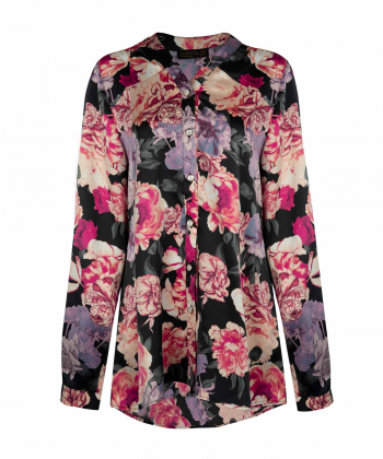 شومیز طرح دار زنانه برنس Bornos کد 98393