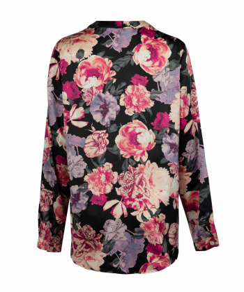 شومیز طرح دار زنانه برنس Bornos کد 98393