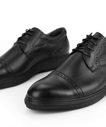کفش مردانه چرم طبیعی مارال چرم Maral Leather مدل فیدل
