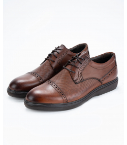 کفش مردانه چرم طبیعی مارال چرم Maral Leather مدل فیدل