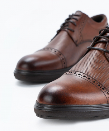 کفش مردانه چرم طبیعی مارال چرم Maral Leather مدل فیدل