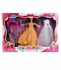 عروسک باربی با وسایل کی تویز Kitoys کد 89doll