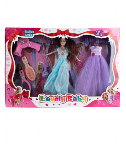 عروسک باربی با وسایل کی تویز Kitoys کد 89doll