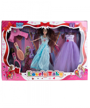 عروسک باربی با وسایل کی تویز Kitoys کد 89doll