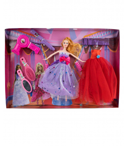 عروسک باربی با وسایل کی تویز Kitoys کد 89doll