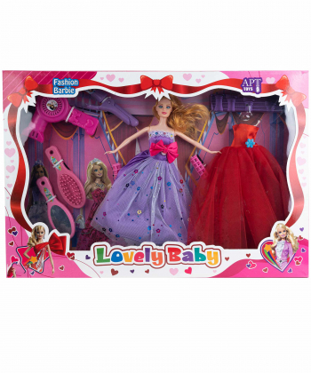 عروسک باربی با وسایل کی تویز Kitoys کد 89doll