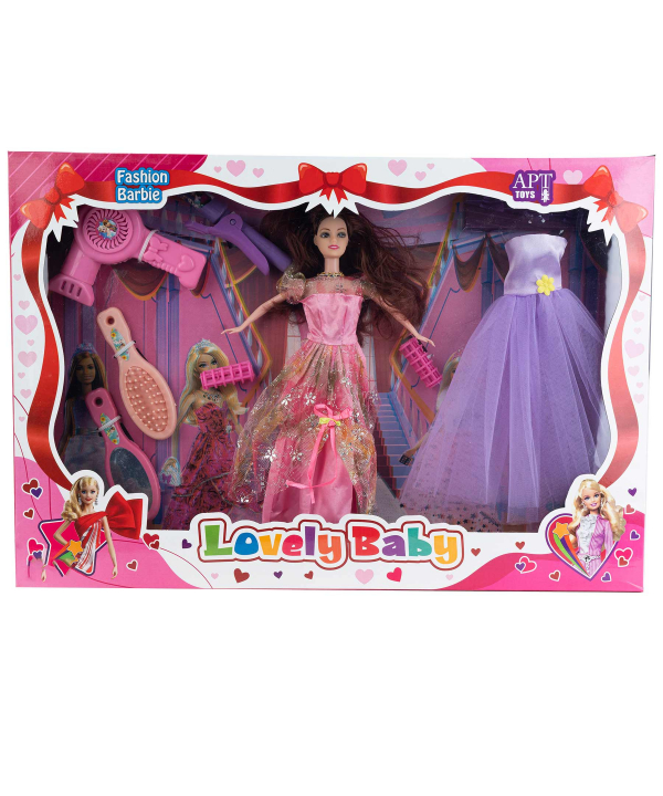 عروسک باربی با وسایل کی تویز Kitoys کد 89doll