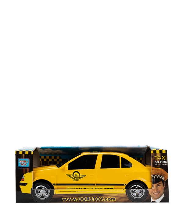 ماشین بازی سمند تاکسی درج توی Dorj Toy کد ZD-0330DJ