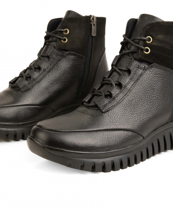 نیم بوت زنانه چرم طبیعی شیفر Shifer کد 5571a