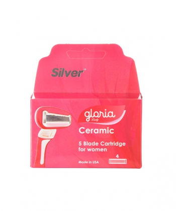 تیغ یدک سیلور Silver مدل Gloria بسته 4 عددی