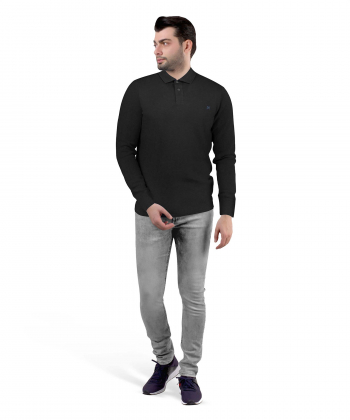 پولوشرت آستین بلند مردانه سیاوود Siawood کد 6220103