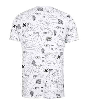 تیشرت طرح دار مردانه کوتون Koton کد 2SAM10687HK