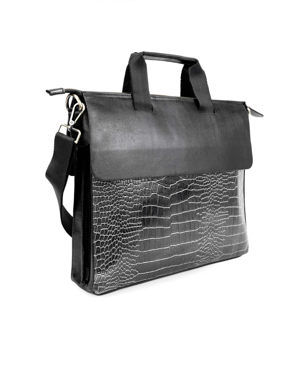 کیف اداری مردانه چرم طبیعی صاد Saad کد AA070