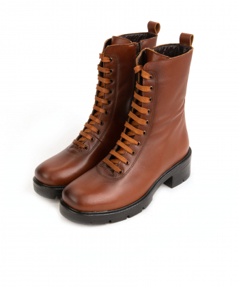 نیم بوت زنانه چرم طبیعی شیفر Shifer کد 5574a