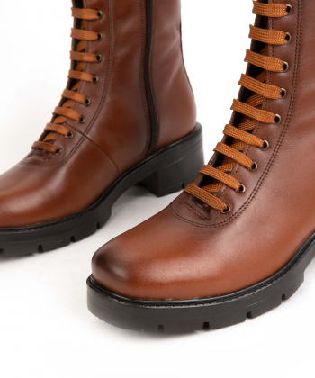 نیم بوت زنانه چرم طبیعی شیفر Shifer کد 5574a