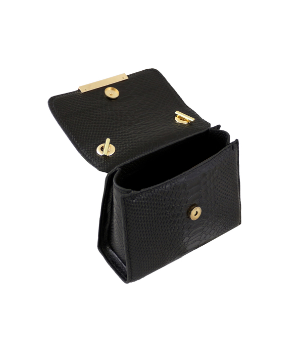 کیف دوشی چرم طبیعی زنانه منط مدل f113