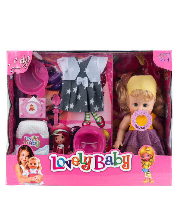 عروسک بیبی به همراه وسایل کی تویز Kitoys کد 3020doll