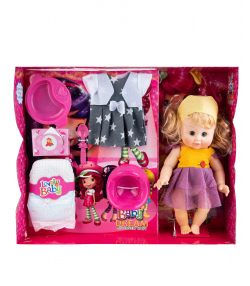 عروسک بیبی به همراه وسایل کی تویز Kitoys کد 3020doll