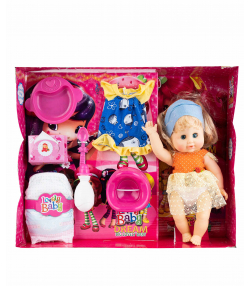عروسک بیبی به همراه وسایل کی تویز Kitoys کد 3020doll