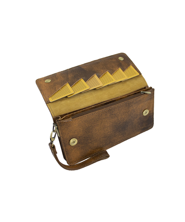 کیف مدارک چرم طبیعی منط Mante کد d116