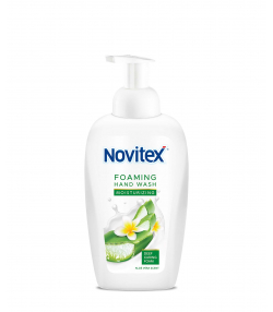 مایع دستشویی فوم نویتکس Novitex با رایحه آلوئه ورا وزن 500 گرم