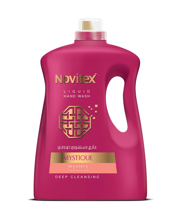 مایع دستشویی صدفی نویتکس Novitex مدل Mystique وزن 1800 گرم|رنگ سرخابی ...