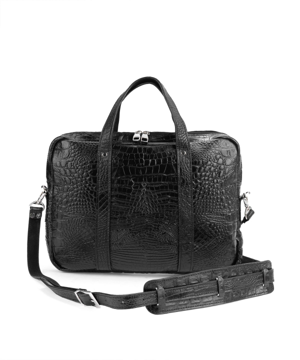 کیف اداری مردانه چرم طبیعی منطMANTEکد A133