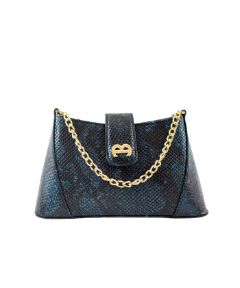 کیف دوشی چرم طبیعی زنانه منط مدل 4114C