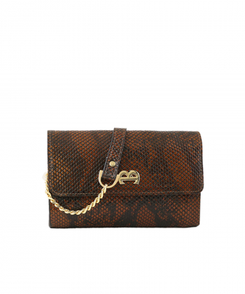 کیف دوشی زنانه چرم طبیعی منط Mante کد h182