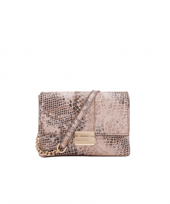 کیف دوشی زنانه چرم طبیعی منط Mante کد f101