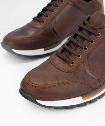 کفش چرم طبیعی مردانه منط Mante مدل باربد