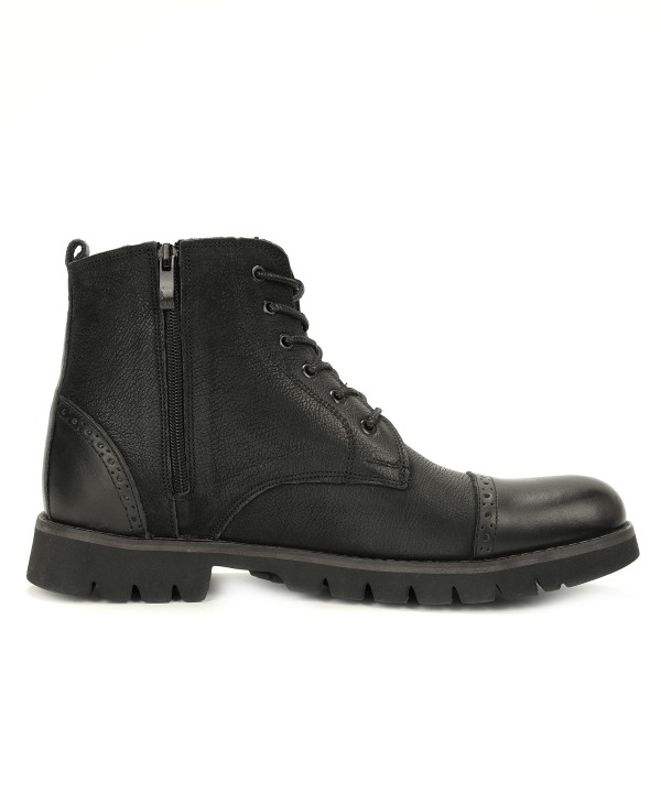 نیم بوت مردانه چرم طبیعی مارال چرم Maral Leather کد 1609100095