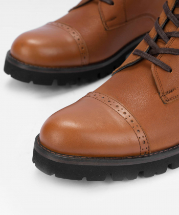 نیم بوت مردانه چرم طبیعی مارال چرم Maral Leather کد 1609100095