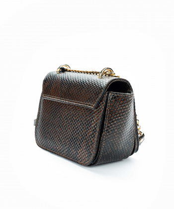 کیف دوشی زنانه چرم طبیعی منط Mante کد 4116