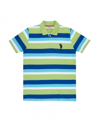 پولوشرت طرح دار پسرانه یو اس پولو کیدز US Polo Kids کد t156