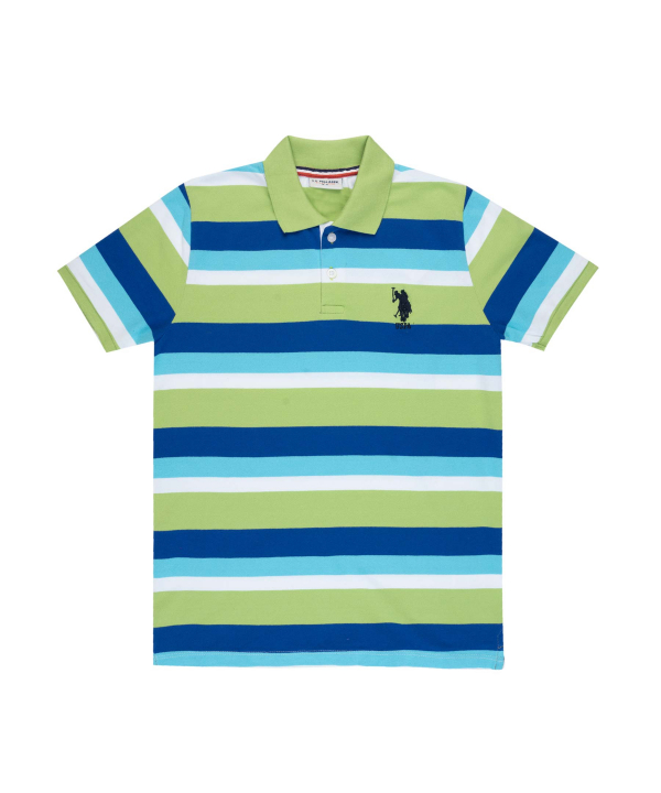 پولوشرت طرح دار پسرانه یو اس پولو کیدز US Polo Kids کد t156